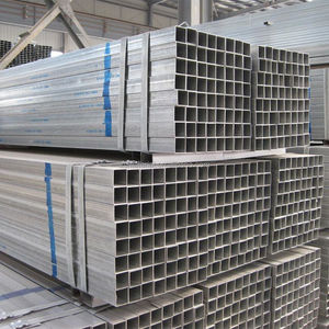Tubo Cuadrado Galvanizado al Por Mayor ASTM Z30-Z40 de 1.5 x 1.5 x 3.66 Metros, Acero Galvanizado Laminado en Caliente - Product Image 6