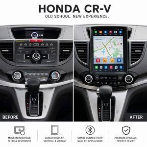 Radio para Auto con Pantalla Vertical Tesla de 10.4 Pulgadas para <span class=keywords><strong>Honda</strong></span> <span class=keywords><strong>CRV</strong></span> 2.0/2.4 10.4" (2012-2015), Unidad Principal Multimedia Inalámbrica con Android Auto y CarPlay, GPS - Product Image 2