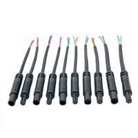 Kabel Ekstensi Konektor Tahan Air 2/3/4/5/6 Pin Jantan ke Betina untuk Kamera Dasbor BMW, Kamera Mundur, Kamera Belakang Mobil