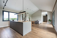 Meubles design modernes Armoires de cuisine en bois massif de forme luxueuse