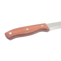 Vente en gros Ensemble de couteaux de cuisine en acier inoxydable pour chef professionnel 5pc personnalisé pour la cuisson Caractéristiques Manche en bois pour une coupe facile