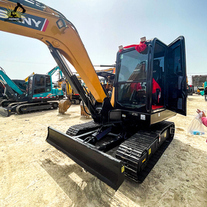 Excavatrice d'occasion compacte à rotation zéro, idéale pour les chantiers urbains étroits, Sany SY60 - Product Image 3