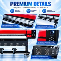 Printer Eco Solvent Format Lebar 1.8m Peralatan Pencetakan Inkjet untuk Kertas Grafis Billboard, Spanduk, dan Vinyl
