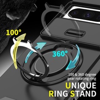 Funda de teléfono para Google Pixel 10 9 Pro XL 8pro 9A 8A 7 360 grados anillo Kickstand protección de cámara deslizante a prueba de golpes