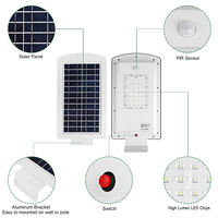 Lampadaires solaires intelligents commerciaux XIUBEN à gradation automatique, étanches pour l'extérieur