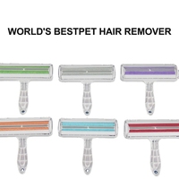 Meilleure vente personnalisé autonettoyant réutilisable fourrure chat chien peluches rouleau brosse épilateur pour animaux de compagnie