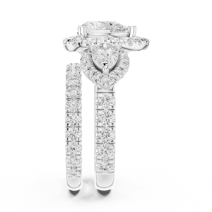 Bague de fiançailles solitaire avec diamant de laboratoire, style tendance, bague de fiançailles faite à la main pour femmes, portée par les exportateurs - Product Image 3