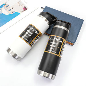 Botol Termos Air Stainless Steel Custom 18 36 26oz dengan Tutup Chug, Tumbler Gaya Outdoor, Cangkir Logo Custom Termal - Product Image 4