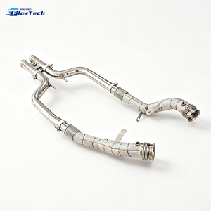 Downpipe haute performance FlowTech pour Mercedes-Benz S600 S65 AMG W222 M279 6.0L V12 Biturbo en acier 304 – Amélioration d'échappement de course - Product Image 6