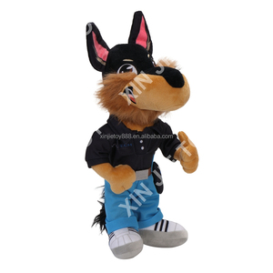 Peluche <span class=keywords><strong>Loup</strong></span>-<span class=keywords><strong>Garou</strong></span> en Coton PP à Vendre, Peluche <span class=keywords><strong>Loup</strong></span>-<span class=keywords><strong>Garou</strong></span> Personnalisable, Peluche <span class=keywords><strong>Loup</strong></span>-<span class=keywords><strong>Garou</strong></span> avec Vêtements - Product Image 4