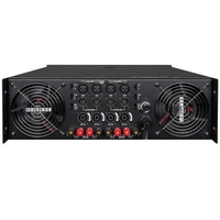 41100 Sınıf H 4 Kanallı 3U Stereo Güç Amplifikatörü 1100W Sahne Kullanımı İçin Yüksek Güç, Metal Gövde ve 4 Ohm Empedans