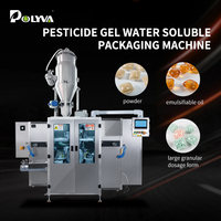 Ligne de traitement Polyva dosettes de blanchisserie liquide automatique soluble dans l'eau fournitures agricoles liquide faisant la machine de remplissage et d'emballage