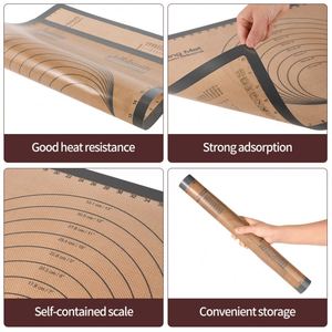 Alfombrilla de Silicona y Fibra de Vidrio Antideslizante para Hornear, Apta para Alimentos, Personalizable al por Mayor - Product Image 6