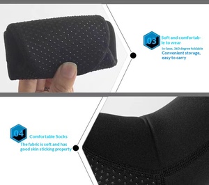 Botas de Buceo de Neopreno de 3mm para Adultos Unisex, Suela de Goma Antideslizante, Diseño con Cremallera para Buceo, Snorkel y Surf - Product Image 6