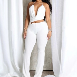 Nouvelle Collection Été : Combinaison Halter Unique à Lacets et Épaules Dénudées pour Femme – Tendance Mode - Product Image 4