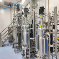 Bioréacteur automatique avec cuve sous pression pour la fermentation du Cordyceps, contrôlé par PLC, surveillance à distance, haute productivité