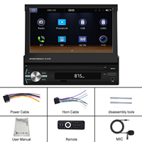 Podofo 7 ''Single Din Voiture Lecteur MP5 Voiture Stéréo Auto Électronique Sans Fil Carplay Android Auto GPS AM/FM BT