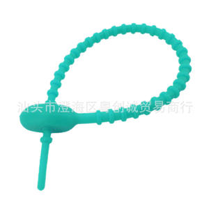 สายรัดเคเบิลแบบยางนิ่ม ยี่ห้อ Tadpole แบบล็อคอัตโนมัติ สำหรับงาน DIY อุปกรณ์ตกแต่งกระเป๋า สีขาว เทา ดำ แดง เหลือง เขียว ฟ้า ม่วง - Product Image 1