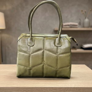 Bolso de Mano de Cuero Genuino para Mujer BS INTERNATIONAL, con Cierre, Color Personalizado, Duradero, Impermeable, Ligero y de Gran Capacidad - Product Image 4