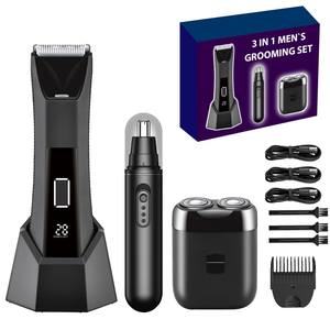 Recortadora de Vello Corporal Eléctrica OEM Lavable para Hombres, Depiladora, Afeitadora, Kit de Cuidado Corporal y Barba - Product Image 2