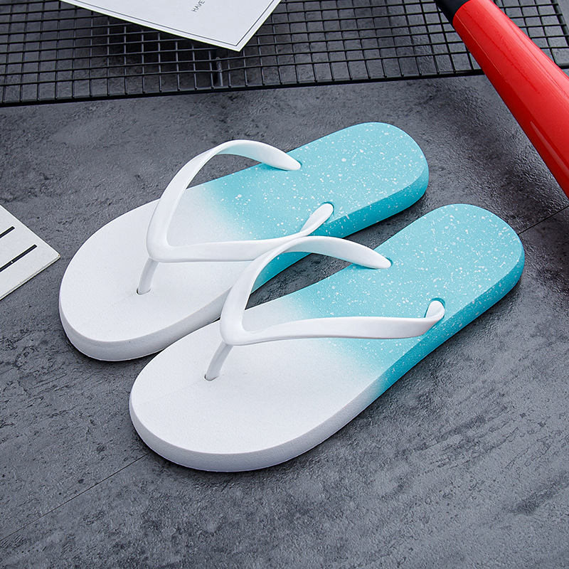 2023 Gradient Flip-flops Women Summer Beach Shoes Non-slip Flip-flops Slippers