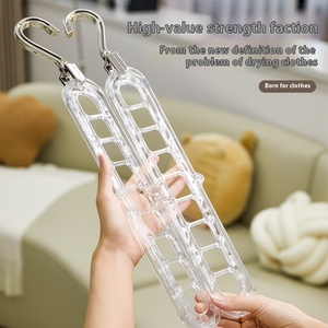 Tiết kiệm không gian kỳ diệu chín lỗ móc đa chức năng dọc và ngang xoay dày treo quần áo quần lưu trữ tủ quần áo - Product Image 2