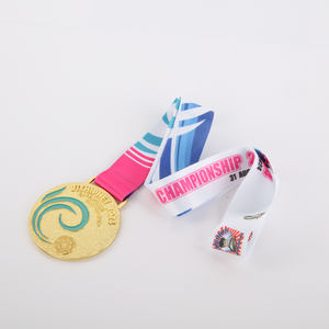 Medalla de metal 3D personalizada, cinta de cristal, premio, caja de exhibición de recuerdo, técnica de fundición de grabado San <span class=keywords><strong>Benito</strong></span>, tipo de aleación, artesanías de metal - Product Image 1