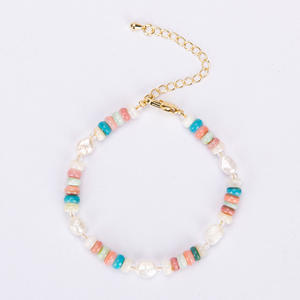 Woven <b>Bracelet</b> Vintage Colored Bohemian Shell <b>Pearls</b> Woven <b>Bracelet</b> for Women Uionen 2259 - Product Image 4