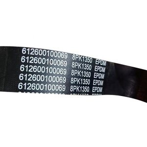 Pièces de rechange pour moteur pour ensemble de courroie de ventilateur 8PK1350 612600100069 - Product Image 1