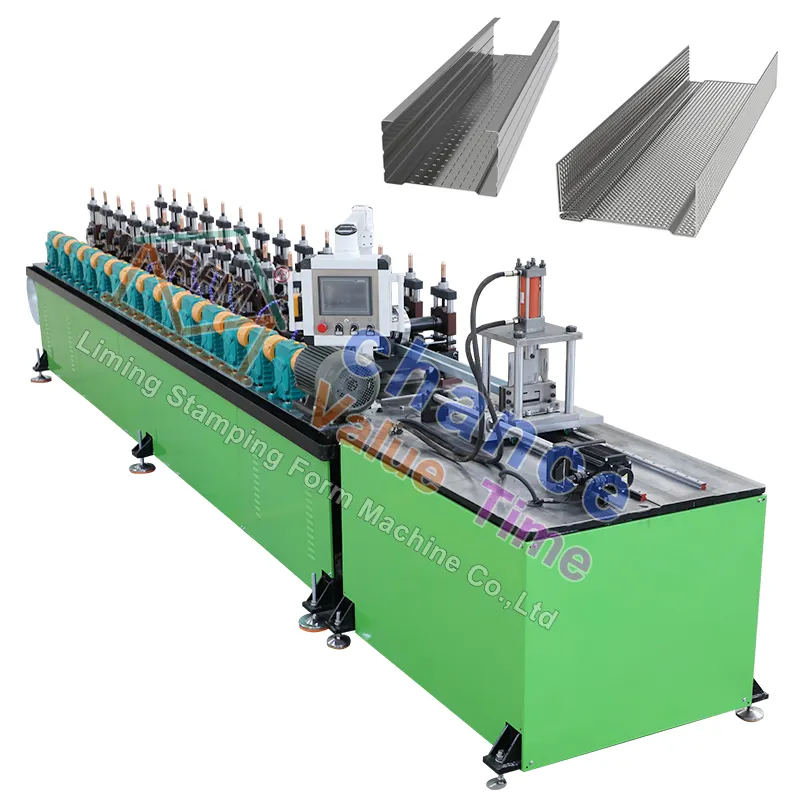 Hot selling all C and U model light steel stud frame forming machines for making drywall profiles