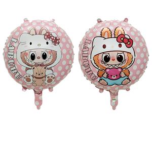Nuevo globo de película de aluminio de decoración de Ambiente de fiesta de cumpleaños Labab alienígena de dibujos animados, globo de muñeca <span class=keywords><strong>Emma</strong></span> - Product Image 5