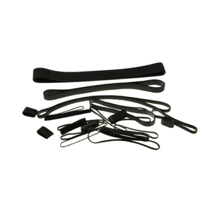 Gelang karet hitam besar tahan UV karet gelang hitam untuk kemasan, RC, ikat rambut elastis kualitas Pro dibuat di Cina - Product Image 6