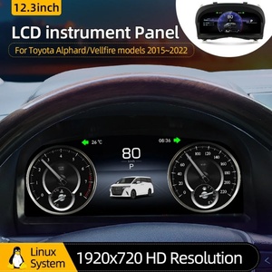ชุดหน้าปัดดิจิตอล LCD แบบ Virtual Cockpit สำหรับ Toyota Alphard Vellfire ปี 2015-2022 อัพเกรดภายในรถยนต์ - Product Image 2