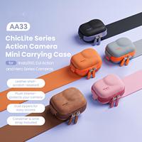 Sac de rangement compact Insta360 pour caméra sportive Action Hero, en EVA léger et tendance, avec double fermeture éclair, protection intégrée