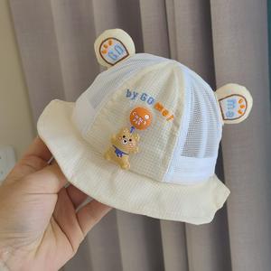 Otoño primavera nuevos estilos sombreros de bebé <span class=keywords><strong>para</strong></span> niños niñas lindos bebés niños pequeños verano fino sombrilla lavabo sombreros tela <span class=keywords><strong>para</strong></span> recién <span class=keywords><strong>nacidos</strong></span> - Product Image 4