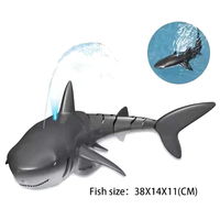 Jouet de requin télécommandé 2,4 GHz à succès, jouet de bateau télécommandé de simulation de requin nageant