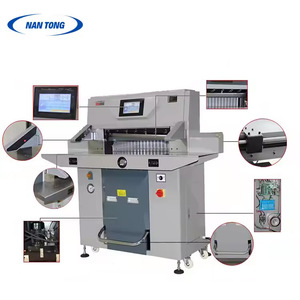 Coupe-papier hydraulique Nantong Post Press Equipment 6710, 670 mm, coupe-papier manuel pour usage bureautique - Product Image 4