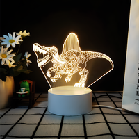 Lampe de chevet LED en acrylique pour chambre d'enfant, lumière douce et chaude, changeante de couleur, pour chambre à coucher et chambre de bébé