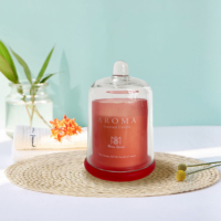 Coffret cadeau de luxe personnalisé avec cloche en verre, décoration d'intérieur, cadeaux de mariage pour invités, bougie parfumée en cire de soja