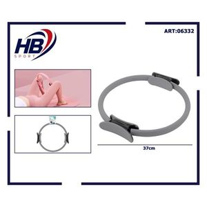 Anneau de Pilates gris argenté pour exercices de renforcement du tronc - Product Image 3