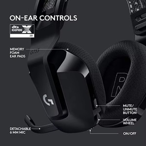Casque sans fil RGB Logitech G733 de haute qualité 2021, casque léger, casque de jeu à vitesse lumineuse - Product Image 5