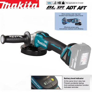 <span class=keywords><strong>Meuleuse</strong></span> d'angle compacte <span class=keywords><strong>Makita</strong></span> DGA404 de qualité industrielle, <span class=keywords><strong>18V</strong></span>, sans balais, au lithium, machine de polissage électrique pour la construction - Product Image 2
