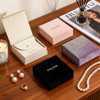 Boîtes d'emballage rigides en carton personnalisées avec logo pour bijoux (bracelets, boucles d'oreilles, colliers) avec personnalisation gratuite