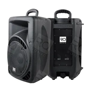 Alto-falante karaoke com grelha portátil, design passivo com bluetooth, 15 polegadas, para áreas externas, carrinho de karaoke, woofer