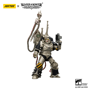 Figura de Acción JOYTOY de la Serie <span class=keywords><strong>Warhammer</strong></span>, Heresia de Horus, Legión de Guerreros de Hierro, Praevian, Escala 1/18, Modelo Articulado Coleccionable - Product Image 4