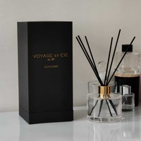 Emballage personnalisé de bouteille huile essentielle parfum et diffuseur d'arôme de roseau boîte bouteille boîte en papier