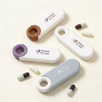 JH Medibox Vente en gros de boîtes à pilules créatives personnalisées pour la maison, boîte à pilules portable en plastique avec rangement pour médicaments