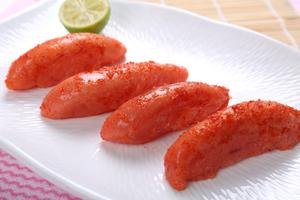Hot sale <strong>pollock</strong> capelin <strong>roe</strong> strip japanese flavor mentaiko <strong>roe</strong> gaishi for healthy for sushi restaurant japanese stuyle food <strong>and</strong> chain - Product Image 4