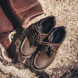 Zapatos Maden de Alta Calidad para Hombre, Estilo Vintage, Casuales, con Cordones, Punta Ancha - Product Image 3