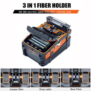 D YeDecm Soudeuse par fusion de fibres optiques Ai-9 automatique pour FTTH, chauffage en 5s, alimentation par batterie en 15s, boîtier vert - Product Image 5